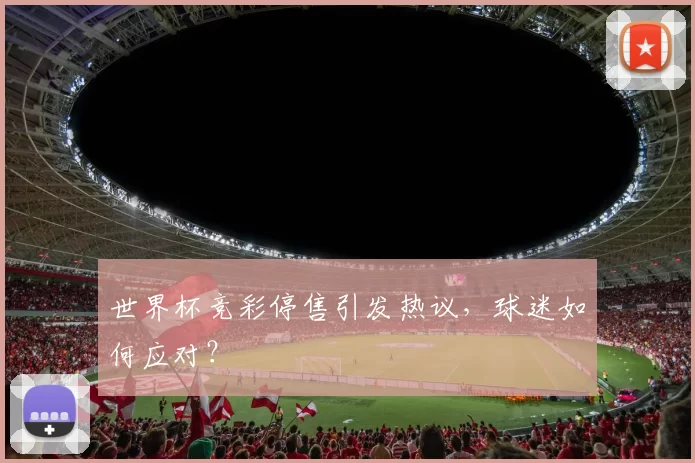 世界杯竞彩停售引发热议，球迷如何应对？