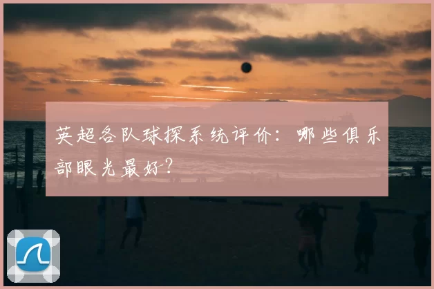 英超各队球探系统评价:哪些俱乐部眼光最好?